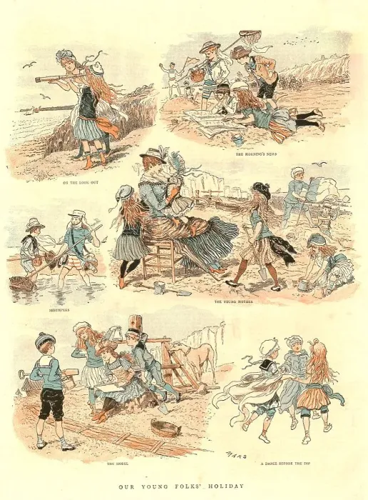 Framed Print : Our young folks Holiday, 1886. Creator: Unknown Framed Print : Our young folks Holiday, 1886. Creator: Unknown