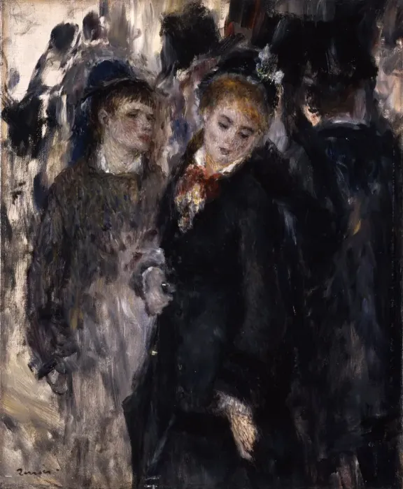 Framed Print : Young Girls, 1877. Artist: Renoir, Pierre Auguste (1841-1919) Framed Print : Young Girls, 1877. Artist: Renoir, Pierre Auguste (1841-1919)