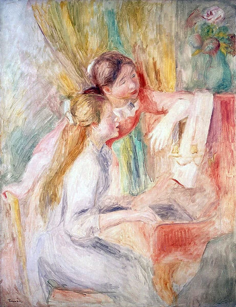 Young Girls at the Piano, 1892. Artist: Pierre-Auguste Renoir