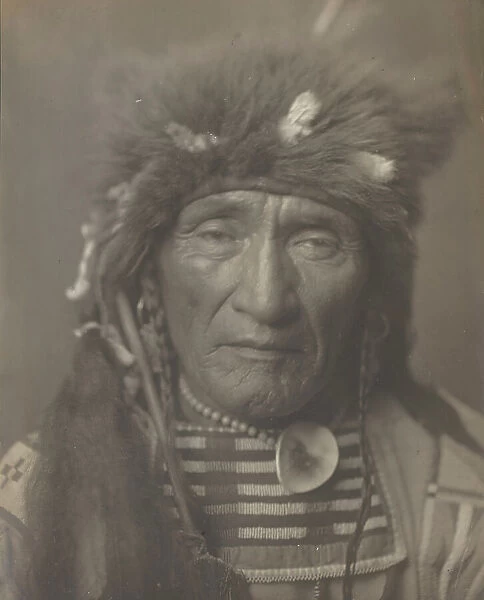 Young Hairy Wolf, 1908. Creator: Edward Sheriff Curtis