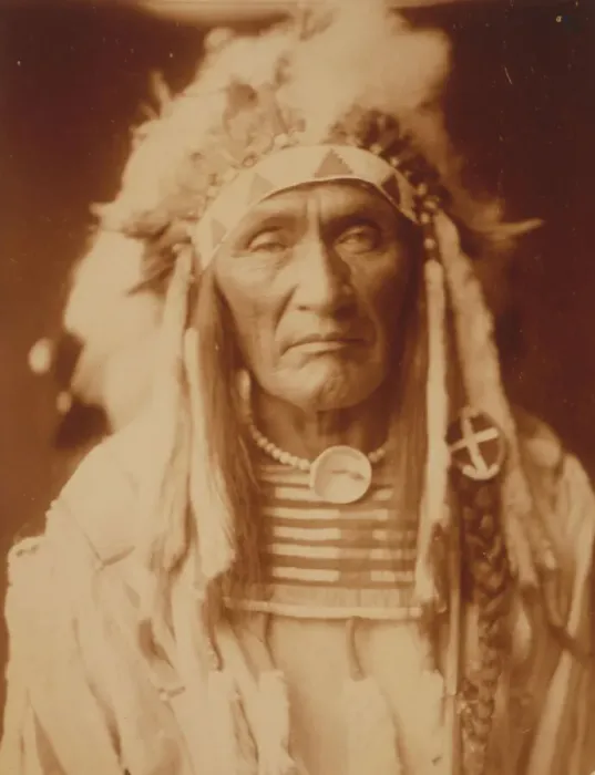 Framed Print : Young Hairy Wolf-Apsaroke, c1905. Creator: Edward Sheriff Curtis Framed Print : Young Hairy Wolf-Apsaroke, c1905. Creator: Edward Sheriff Curtis