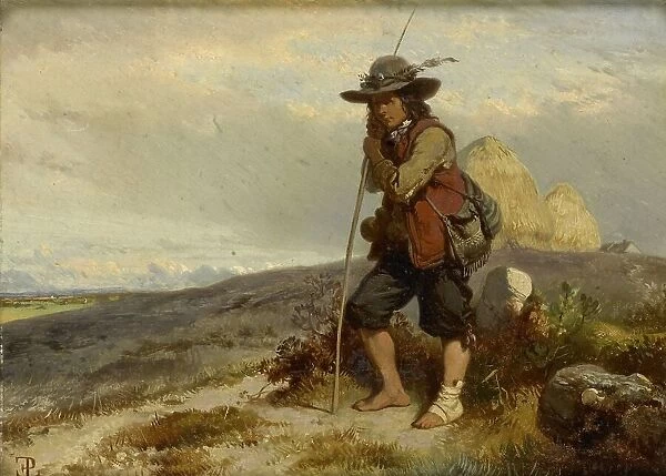 A young Herdsman, 1840-1870. Creator: Eugene Lepoittevin