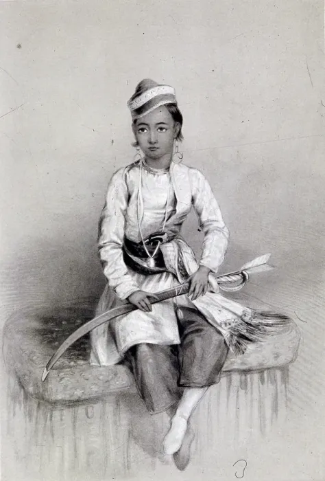 Framed Print : A Young Hill Raja, 1844. Artist: Lowes Dickinson Framed Print : A Young Hill Raja, 1844. Artist: Lowes Dickinson