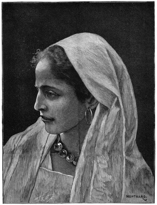 Framed Print : Young Jewish woman of Cairo, Egypt, 1882. Artist: Montbard Framed Print : Young Jewish woman of Cairo, Egypt, 1882. Artist: Montbard
