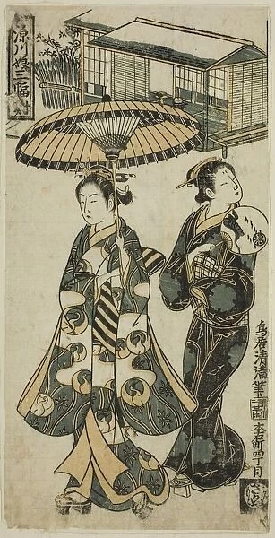 Young Lady and Matron, from 'Girls of Fukagawa - A Triptych