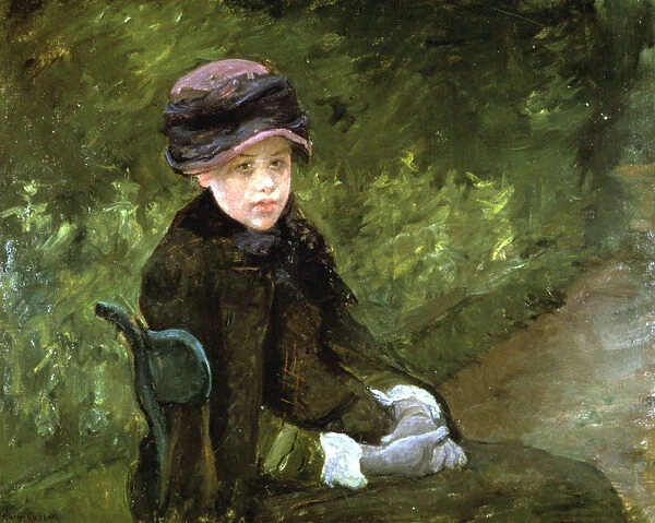 Young Lady in the Park, c1880. Artist: Mary Cassatt