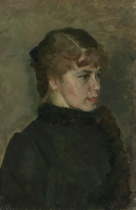 Framed Print : Young Lady, probably 1890. Creator: Christian Krohg Framed Print : Young Lady, probably 1890. Creator: Christian Krohg