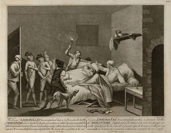 The Young Loiserolles is taken from his cell to be bring to the execution