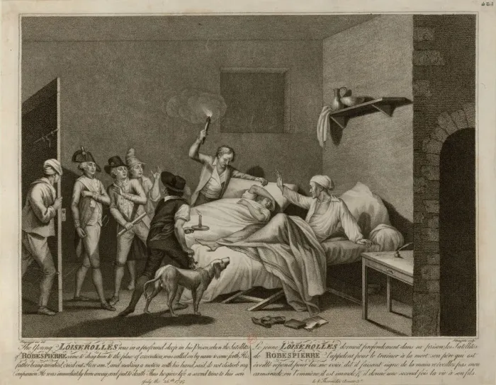 Framed Print : The Young Loiserolles is taken from his cell to be bring to the execution Framed Print : The Young Loiserolles is taken from his cell to be bring to the execution