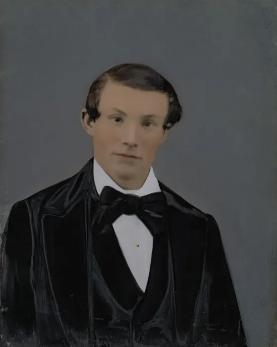 Framed Print : Young Man, 1860s-70s. Creator: Unknown Framed Print : Young Man, 1860s-70s. Creator: Unknown