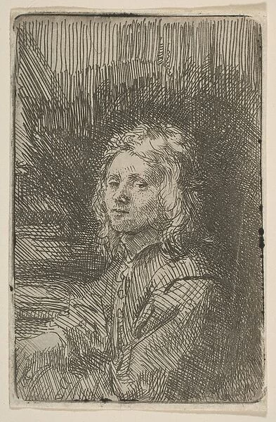 Young Man, Half-Length, 1620-69. Creator: Workshop of Rembrandt (Rembrandt van Rijn
