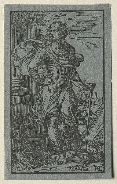 Young Man Standing. Creator: Hendrick Goltzius (Dutch, 1558-1617)