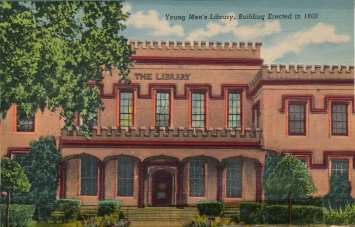 Framed Print : Young Mens Library, Augusta, Georgia, 1943 Framed Print : Young Mens Library, Augusta, Georgia, 1943