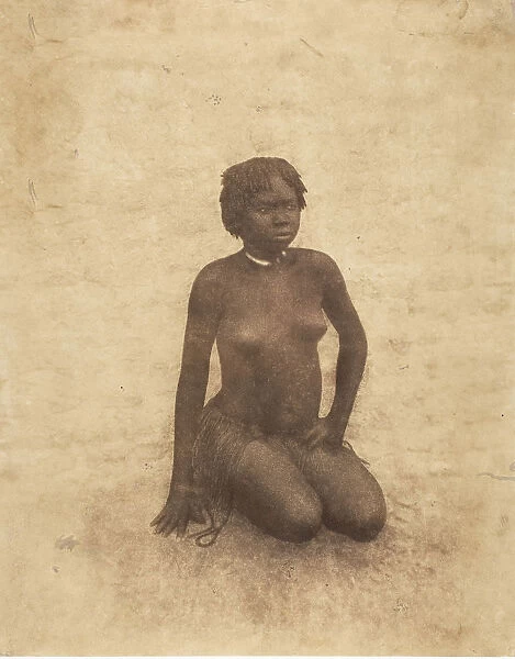 Young Nuba Woman, 1853-54. Creator: Pierre Tremaux
