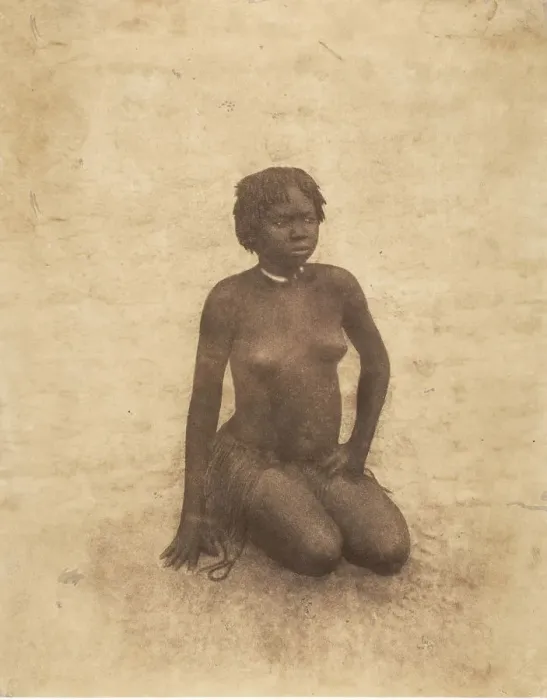 Framed Print : Young Nuba Woman, 1853-54. Creator: Pierre Tremaux Framed Print : Young Nuba Woman, 1853-54. Creator: Pierre Tremaux