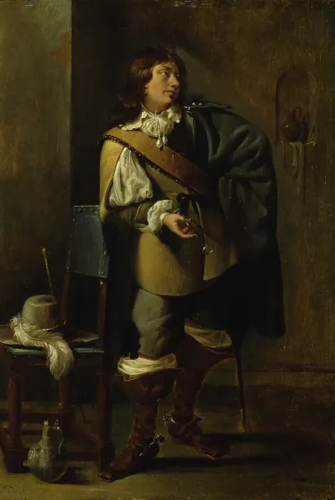 Framed Print : A young officer, c1640s. Creator: Jacob Duck Framed Print : A young officer, c1640s. Creator: Jacob Duck