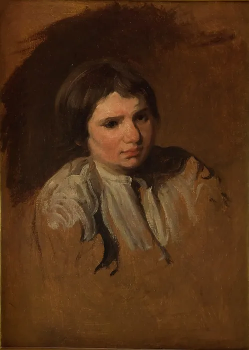 Framed Print : Young Peasant, between 1840-1848. Creator: Piotr Michalowski Framed Print : Young Peasant, between 1840-1848. Creator: Piotr Michalowski
