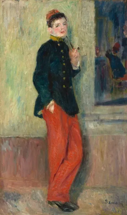 Framed Print : The Young Soldier, c. 1880. Creator: Pierre-Auguste Renoir Framed Print : The Young Soldier, c. 1880. Creator: Pierre-Auguste Renoir