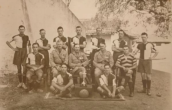 The Young Soldiers Football Team of the First Battalion, The Queens Own Royal West Kent Regiment. P