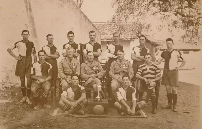 Framed Print : The Young Soldiers Football Team of the First Battalion, The Queens Own Royal West Kent Regiment. P Framed Print : The Young Soldiers Football Team of the First Battalion, The Queens Own Royal West Kent Regiment. P