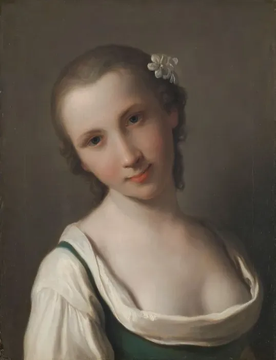 Framed Print : A young Woman, 1756-1762. Creator: Pietro Rotari Framed Print : A young Woman, 1756-1762. Creator: Pietro Rotari