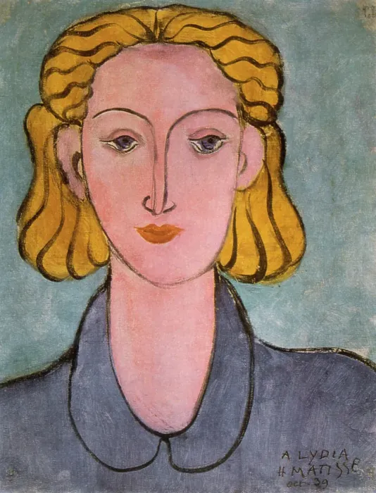 Framed Print : Young Woman in a Blue Blouse (Portrait of Lydia Delectorskaya), 1939. Creator: Henri Matisse. Young Woman in a Blue Blouse (Portrait of Lydia Delectorskaya), 1939. Creator: Henri Matisse Framed Print : Young Woman in a Blue Blouse (Portrait of Lydia Delectorskaya), 1939. Creator: Henri Matisse. Young Woman in a Blue Blouse (Portrait of Lydia Delectorskaya), 1939. Creator: Henri Matisse