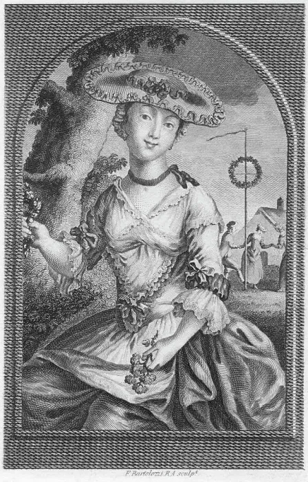 Framed Print : Young woman, c1740-1810. Artist: Francesco Bartolozzi Framed Print : Young woman, c1740-1810. Artist: Francesco Bartolozzi