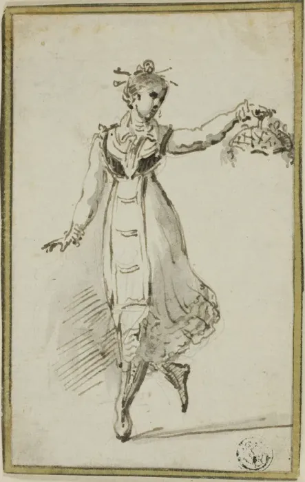 Framed Print : Young Woman Dancing, n. d. Creator: Unknown Framed Print : Young Woman Dancing, n. d. Creator: Unknown
