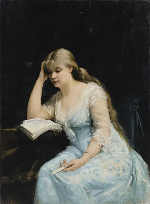 Framed Print : Young Woman Reading. Artist: Bashkirtseva, Maria Konstantinovna (1860-1884) Framed Print : Young Woman Reading. Artist: Bashkirtseva, Maria Konstantinovna (1860-1884)