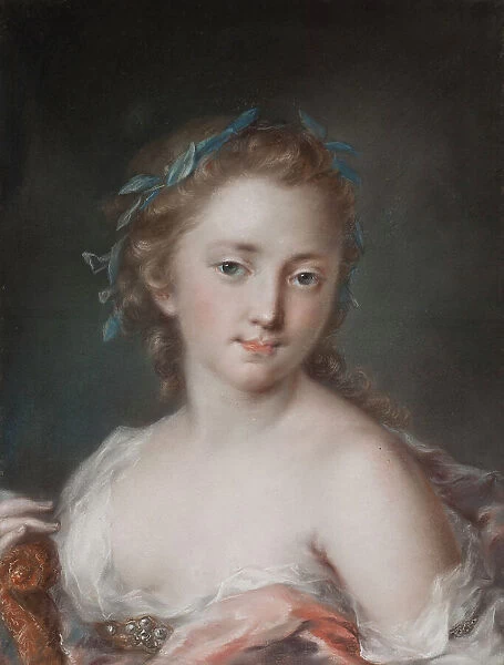 Young Woman with a Wreath of Laurels, c18th century. Creator: Rosalba Giovanna Carriera