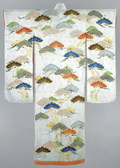 Framed Print : Young Woman's Long Overgarment, Kimono (Uchikake), 1800-1850. Creator: Unknown. Young Woman's Long Overgarment, Kimono (Uchikake), 1800-1850. Creator: Unknown Framed Print : Young Woman's Long Overgarment, Kimono (Uchikake), 1800-1850. Creator: Unknown. Young Woman's Long Overgarment, Kimono (Uchikake), 1800-1850. Creator: Unknown