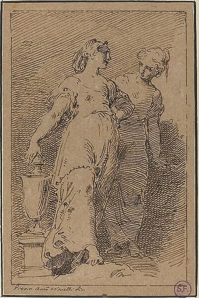 Two Young Women. Creator: Pietro Antonio Novelli