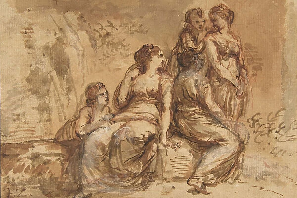 Five Young Women in a Landscape, 1702-88. Creator: Francesco Zuccarelli