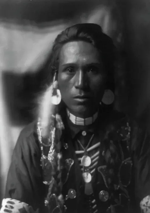 Framed Print : A young Yakima, 1910, c1910. Creator: Edward Sheriff Curtis Framed Print : A young Yakima, 1910, c1910. Creator: Edward Sheriff Curtis