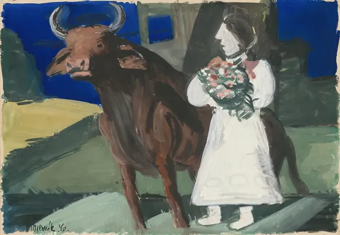 Framed Print : Youngster, 1936. Creator: Cyprian Majernik Framed Print : Youngster, 1936. Creator: Cyprian Majernik