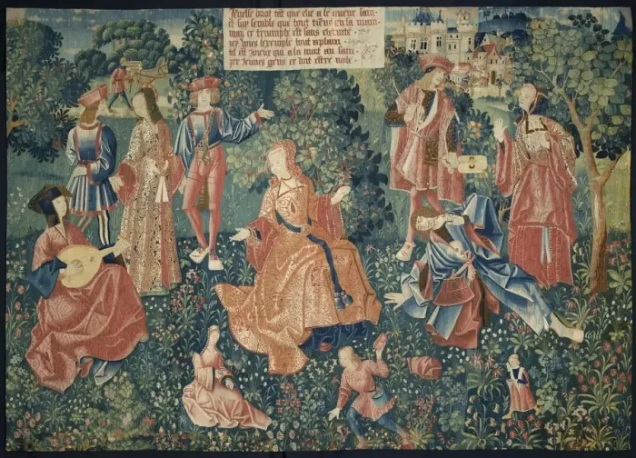 Framed Print : Youth (From Chateau de Chaumont Set), 1512-1515. Creator: Unknown Framed Print : Youth (From Chateau de Chaumont Set), 1512-1515. Creator: Unknown