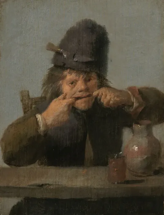 Framed Print : Youth Making a Face, c. 1632 / 1635. Creator: Adriaen Brouwer Framed Print : Youth Making a Face, c. 1632 / 1635. Creator: Adriaen Brouwer