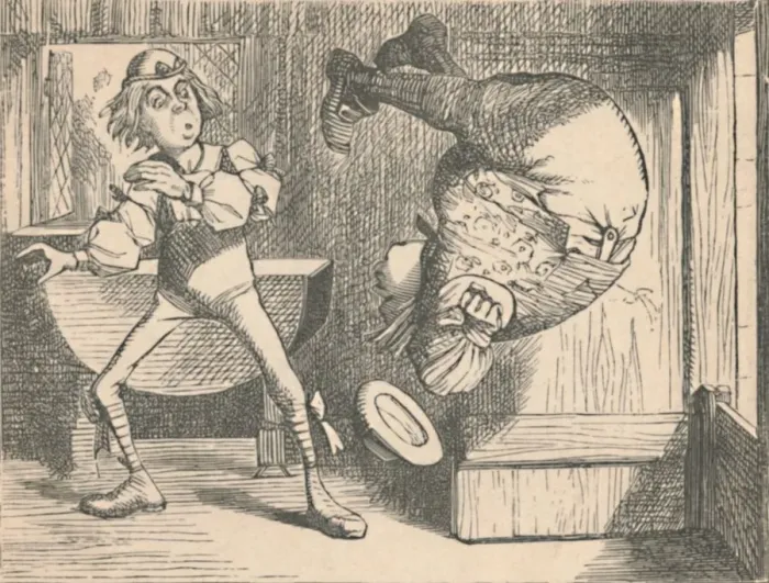 Framed Print : The youth and the sage. The sage doing a somersault, 1889. Artist: John Tenniel Framed Print : The youth and the sage. The sage doing a somersault, 1889. Artist: John Tenniel