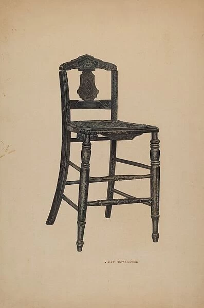 Youths Chair, c. 1940. Creator: Violet Hartenstein