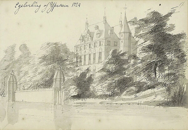 Ypestein Castle in Heiloo, 1724. Creator: Abraham Meyling