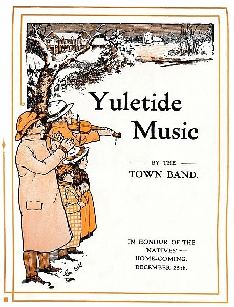 Yuletide Music by the Town Band, 1910