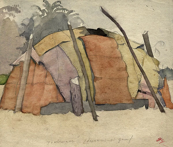 Yurt. Selkups, 1920. Creator: A. G. Vargin
