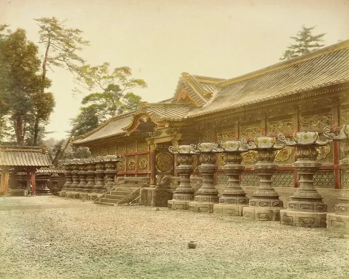 Framed Print : Yushioin Temple, 1865. Creator: Unknown Framed Print : Yushioin Temple, 1865. Creator: Unknown
