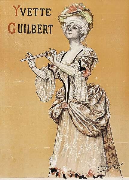 Yvette Guilbert, 1905. Creator: Neumont, Maurice (1868-1930)