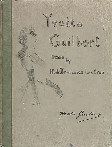Yvette Guilbert-English Series: Cover, 1898. Creator: Henri de Toulouse-Lautrec (French