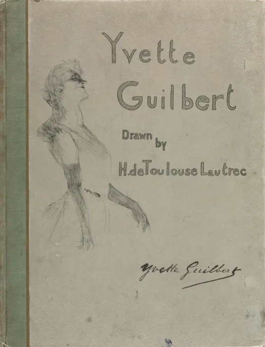 Framed Print : Yvette Guilbert-English Series: Cover, 1898. Creator: Henri de Toulouse-Lautrec (French Framed Print : Yvette Guilbert-English Series: Cover, 1898. Creator: Henri de Toulouse-Lautrec (French
