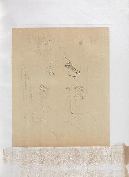 Yvette Guilbert-English Series: Soularde, 1898. Creator: Henri de Toulouse-Lautrec (French