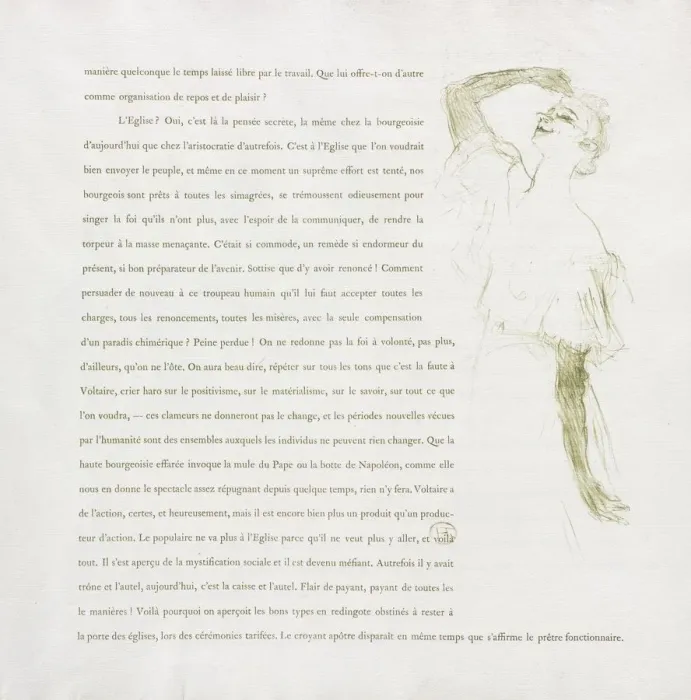 Framed Print : Yvette Guilbert-French Series: No. 7, 1894. Creator: Henri de Toulouse-Lautrec (French, 1864-1901) Framed Print : Yvette Guilbert-French Series: No. 7, 1894. Creator: Henri de Toulouse-Lautrec (French, 1864-1901)