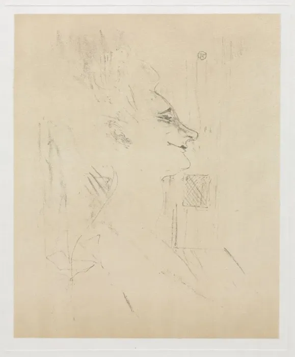 Framed Print : Yvette Guilbert Intoxicated, 1898. Creator: Henri de Toulouse-Lautrec (French, 1864-1901) Framed Print : Yvette Guilbert Intoxicated, 1898. Creator: Henri de Toulouse-Lautrec (French, 1864-1901)