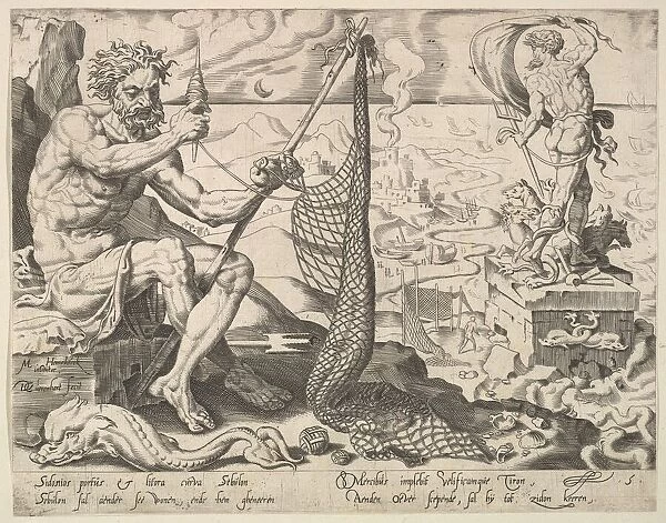 Zebulun, from the series The Twelve Patriarchs, 1550. Creator: Dirck Volkertsen Coornhert